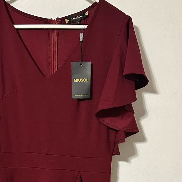 NWT Burgundy Evening dress 😀 - Picture 5 of 5